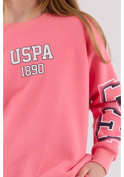U.S. Polo Assn. U.s. Polo Assn Kız Çocuk Pembe Eşofman Takımı Us2314-c-v1 Pembe