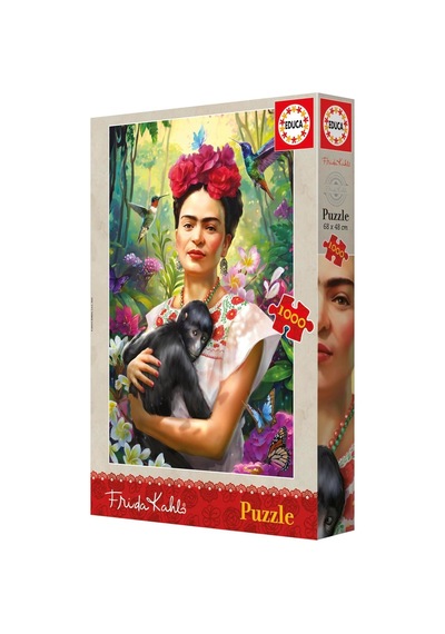 Educa 1000 Parça Frida Kahlo Yaşam Bahçesi Puzzle - 20176 - Garden Of Life