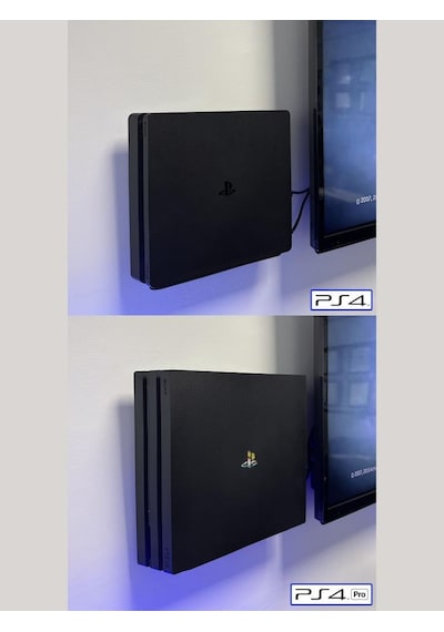 Playstation 4 Duvar Standı Yerden Tasarruf Rahat Hava Akışı Gaming Aksesuar Konsol Tutacağı