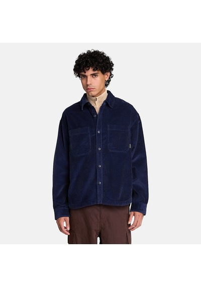 Timberland Corduroy Overshirt Erkek Gömlek-34596 Lacivert