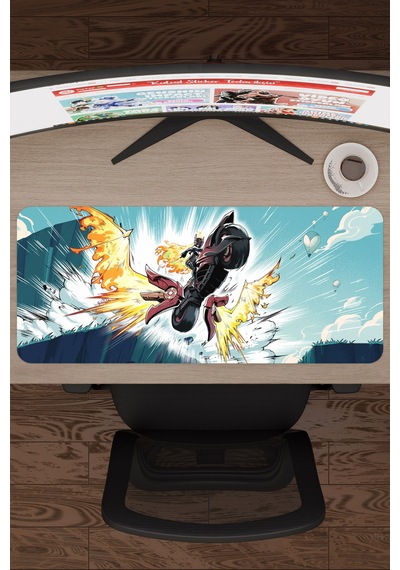 Mavuika Genshin Impact Anime Gacha V4 - 70x30 Xl Gaming Mouse Pad Fare Altlığı