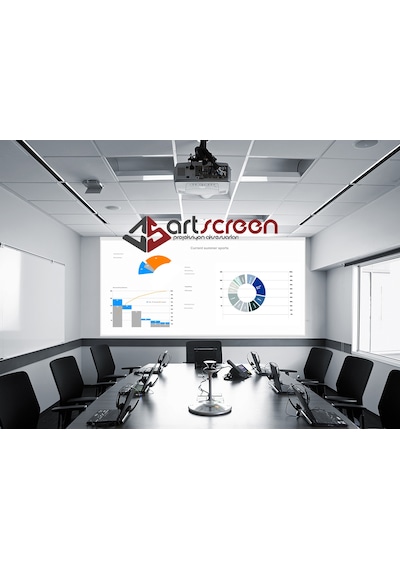 Artscreen 200X200 Cm Motorlu Kumandalı Projeksiyon Perdesi