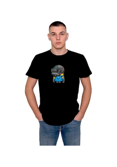 Minions Pubg Kask Sniper Savaşçı Tişört Unisex T-shirt 001