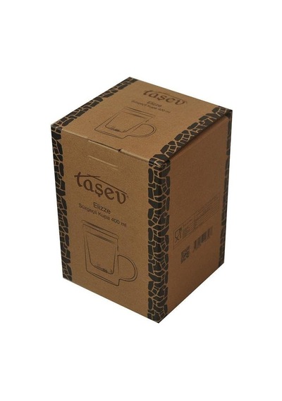 00616 Elizze Süzgeçli Kupa 350 Ml, Standart Şeffaf