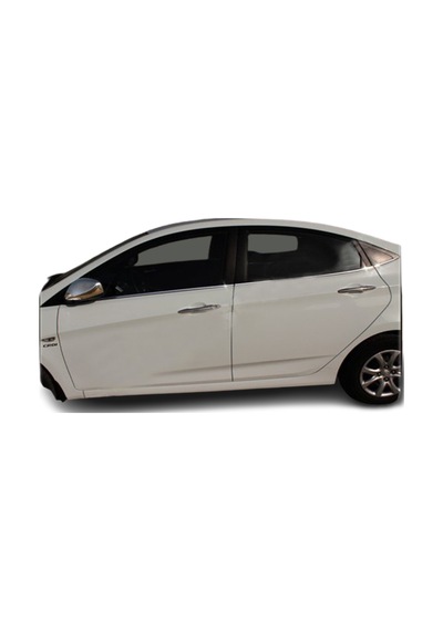 Hyundai Accent Blue Krom Cam Çıtası 6 Parça 2011-2020 Paslanmaz Ç
