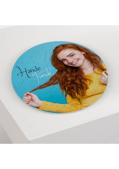 Kişiye Özel Yuvarlak Puzzle