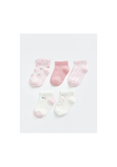 LC Waikiki Alıta Cıty Farkıyla Lcw Baby Pembe Desenli 5'li Paket Kız Bebek Patik Çorap Pembe - 925413075 Pembe LC Waikiki Alıta Cıty Farkıyla Lcw Baby Pembe Desenli 5'li Paket Kız Bebek Patik Çorap Pembe - 925413075 Pembe