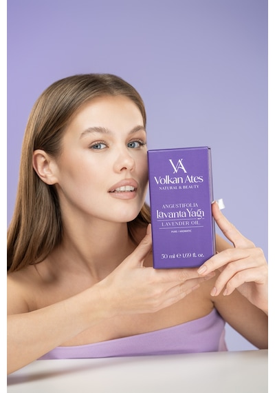 Volkan Ates Natural & Beauty Lavandula Angustifolia Saf Lavanta Yağı Cam Damlalıklı 50 ML