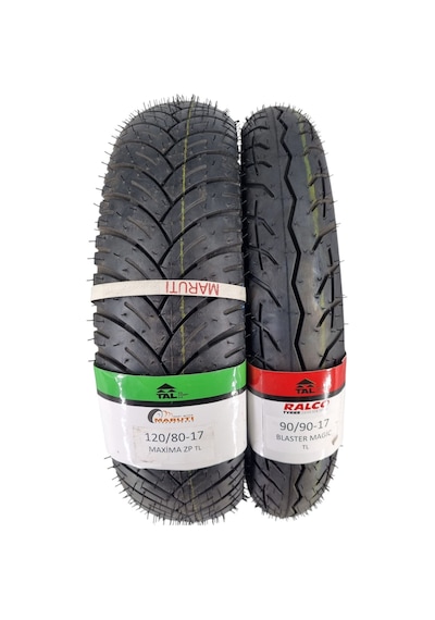 Motor Lastik 120/80-17 Ve 90/90-17 Tl Tubeless - Dubleks Takım