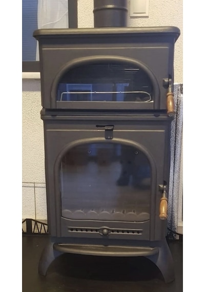 Flame Stove Modena Lux Oven Döküm Soba