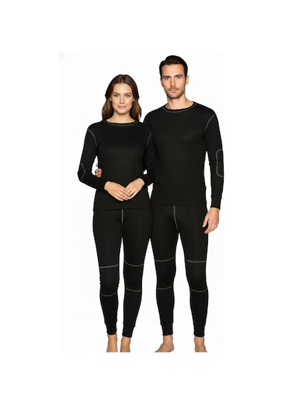 Thermoform Active Plus Yetişkin Termal İçlik Set Siyah Çok Renkli