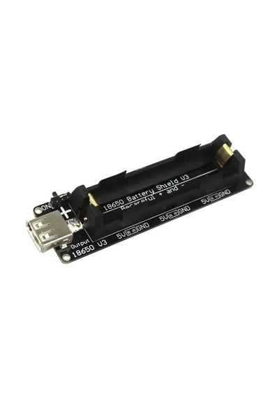 5V Çıkış Veren 18650 Step Up Batarya Modülü Raspberry Pi için