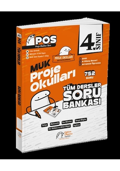 4. Sınıf Mük Proje Okulları Soru Bankası Eğitim Deposu Yayınları