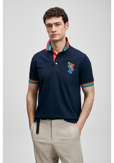 Lufian Fun Smart Erkek Polo T-shirt 111040231 Lacivert