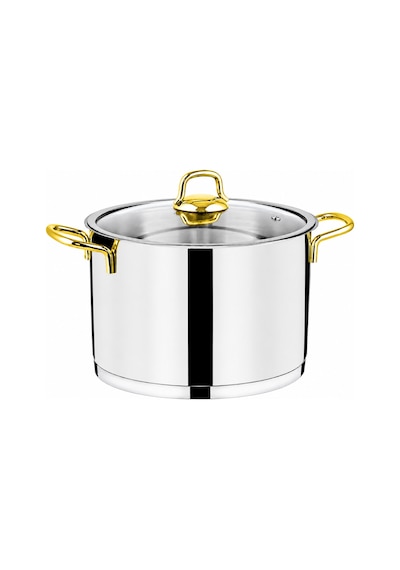 Anna Gold Derin Tencere 26cm 7,6 Lt Gri
