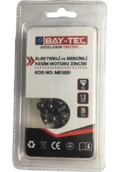 Bay-Tec Mk1851 Elektrikli Ve Benzinli Kesim Motoru Zinciri 28