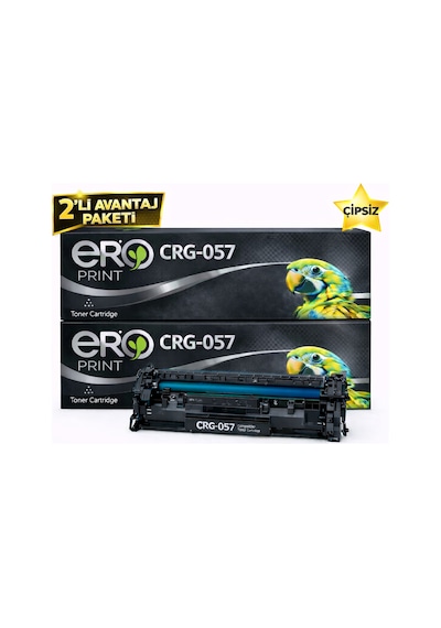 3000 Sayfalık Çipsiz - Canon İ-sensys Mf-449dw Uyumlu Toner 2'li  Paket