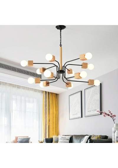 Simaavize Sima Modern Ahşap Avize Simaavize Sima Modern Ahşap Avize