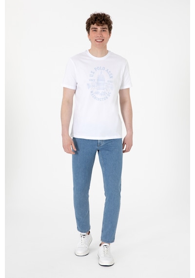 U.S. Polo Assn. Erkek Açık Mavi Slim Fit Jean Pantolon 50308265-DN0021 U.S. Polo Assn. Erkek Açık Mavi Slim Fit Jean Pantolon 50308265-DN0021