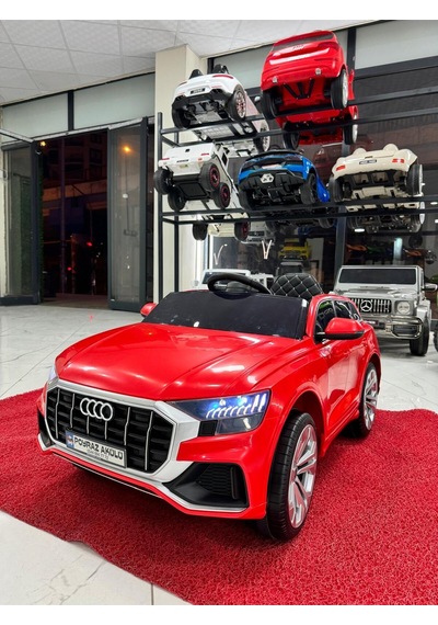 Audi Akülü Araba 12 Volt 0-5 Yaş Kırmızı