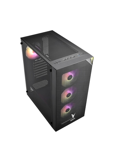 Vento Vg4200s Psu Yok 4x12cm Rgb Fan E-atx Meshed Panel 2xusb2.0/1xusb3.0 Siyah Gamıng Kasa