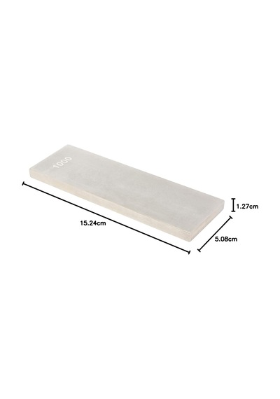 15,2 Cm Hassas Diamond Bench Stone Gümüş