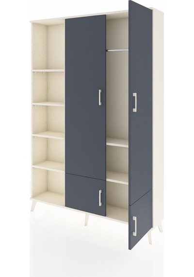 Arges Dolap 6 Raflı 4 Kapaklı Tek Askılı 132x30x195 Aytaşı-an... Aytaşı Arges Dolap 6 Raflı 4 Kapaklı Tek Askılı 132x30x195 Aytaşı-an... Aytaşı