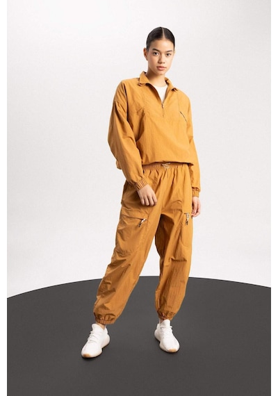 DeFactoFit Sporcu Jogger Eşofman Altı Loose Fit Cepli Beli Paçası Lastikli Standart Boy B4214AX24SPBN173