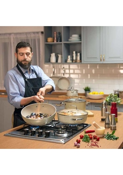 Korkmaz A1267 Granita Wok Tava  28 CM