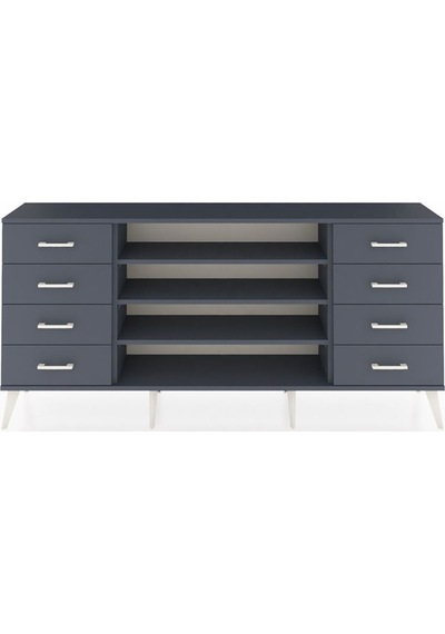 Arges Konsol 3 Raflı 8 Çekmeceli 176x30x83 Antrasit-antrasit/antrasit Antrasit/antrasit Arges Konsol 3 Raflı 8 Çekmeceli 176x30x83 Antrasit-antrasit/antrasit Antrasit/antrasit