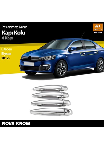 Citroen C-elysee Krom Kapı Kolu 4 Kapı 2013-2017