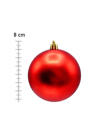 Waldern 8 Cm Düz Parlak Kırmızı
