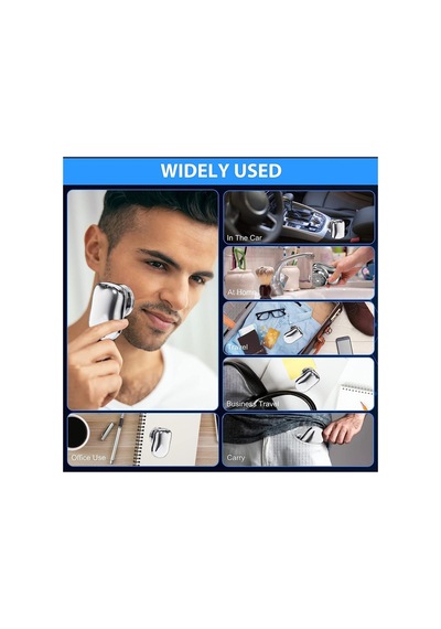 Mini Shaver Sıfır Sakal Taşınabilir Şarjlı Tıraş Makinesi Ipx6 Korumalı 5671 Çok Renkli