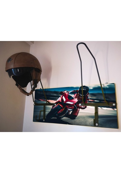 Özel Fotoğraflı Kask Askısı, Motorcu Kask Askısı, Personalv26