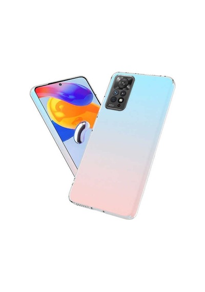 Xiaomi Redmi Note 11 Pro 5g Kılıf Kamera Korumalı Süper Silikon Kapak Col90111-clear