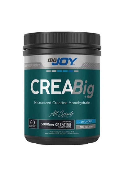 Kreatin Creabig Creatine Monohidrat 300 Gr Mikronize Aromasız 60 Servis