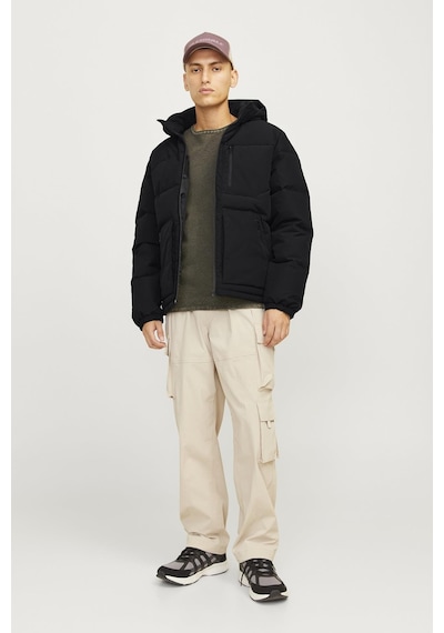 Jack & Jones Jjeotto Puffer Jacket Sn Siyah12258416 001