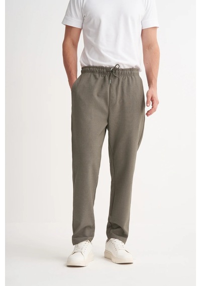 Cazador Erkek Dalgıç Kumaş Slim Fit Eşofman Altı 83105 Haki