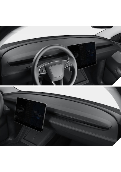 Tesla Model Y Juniper İçin Uyumlu Göğüs Torpido Üstü Kaplama Siyah