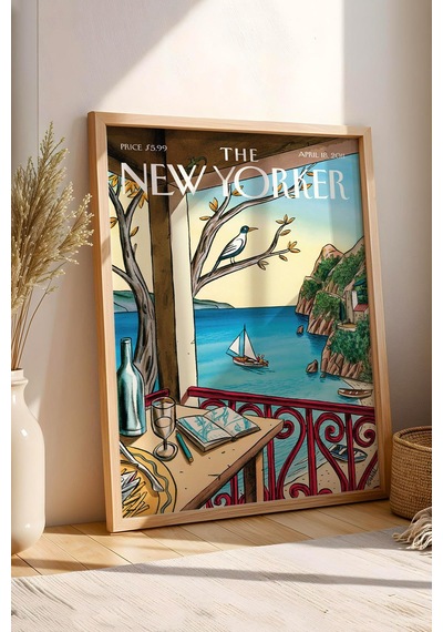 The New Yorker Çerçeveli Tablo April 18 2011