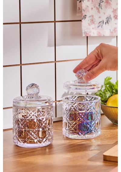 Karaca  Robby Lüsterli 3'lü Ekoseli Baharat Takımı 350 Ml