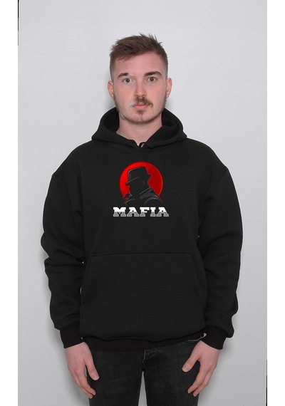 Mafia Gang Patron Sweatshirt Unisex Kapüşonlu Hoodie 001