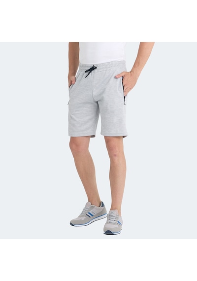 Slazenger KANANI I Erkek Cepli Gri Şort