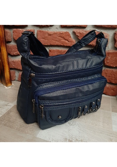 Kadın Çapraz Omuz Çantası Lacivert Gvn-0097 Lacivert