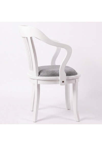 Throne Ahşap Yemek Sandalyesi Beyaz