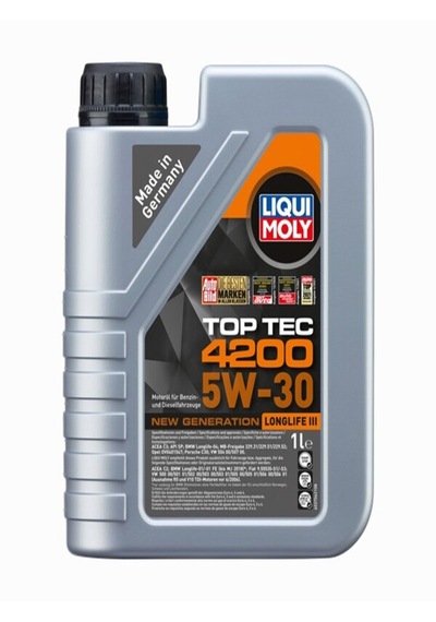 Liqui Moly Top Tec 4200 5w30 New Generation Longlife Iıı 1l