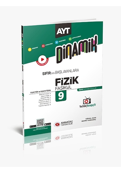 Karaağaç Yayınları Dinamik AYT Fizik Fasikülleri 9