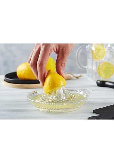 Cam Limon Sıkacağı Portakal Ve Narenciye Sıkacağı Manuel, Şeffaf Cam, Kolay Temizlenir Kulplu Taze Meyve Su Diğer