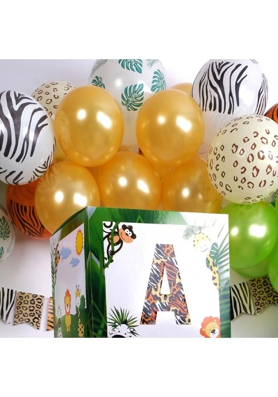 Safari Balon Zinciri Seti Konsept 11