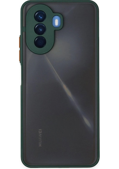 Gld-spt- Newface Huawei Nova Y70 Kılıf Montreal Silikon Kapak - Yeşil